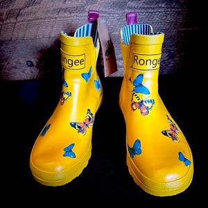 Rongee short ankle rain boots